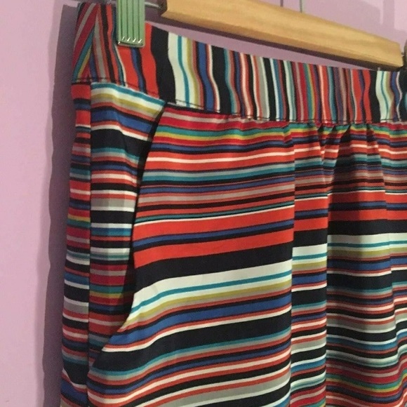 OLIVE & OAK Multi-Color Maxi Skirt w/ slits Size S - Picture 4 of 6